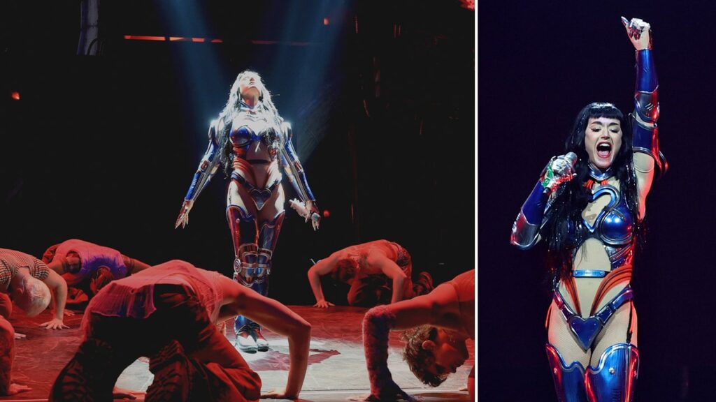 Katy Perry reveals spacesuit tour costume after Blue Origin flight fiasco Katy Perry reveals spacesuit tour costume after Blue Origin flight fiasco