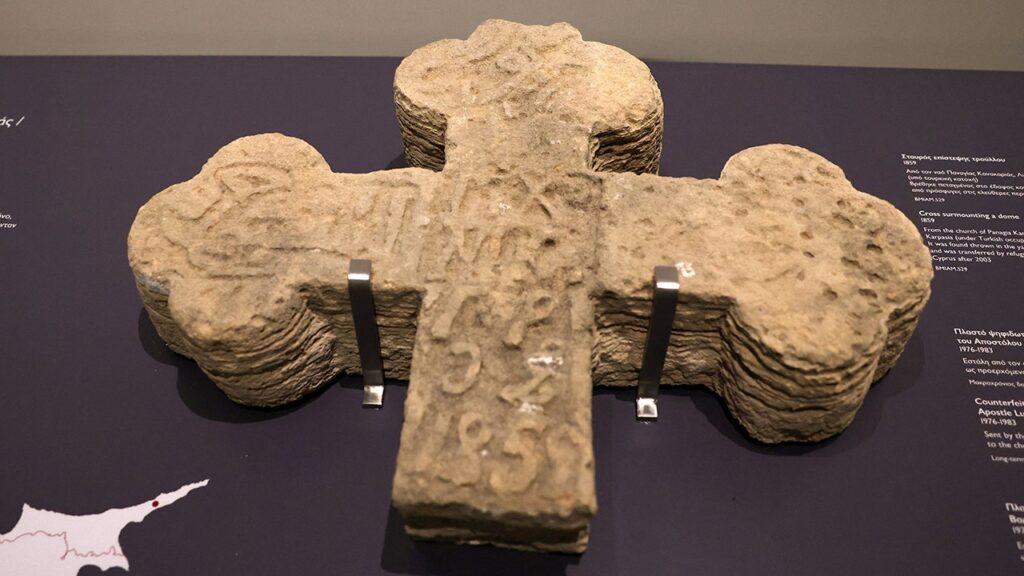 Priceless religious relics on display at museum in Cyprus after being stolen 50 years ago Priceless religious relics on display at museum in Cyprus after being stolen 50 years ago