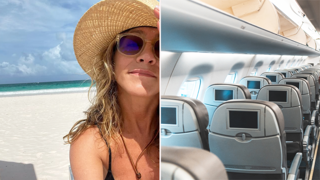 Hypnosis helps Jennifer Aniston overcome her fear of flying Hypnosis helps Jennifer Aniston overcome her fear of flying