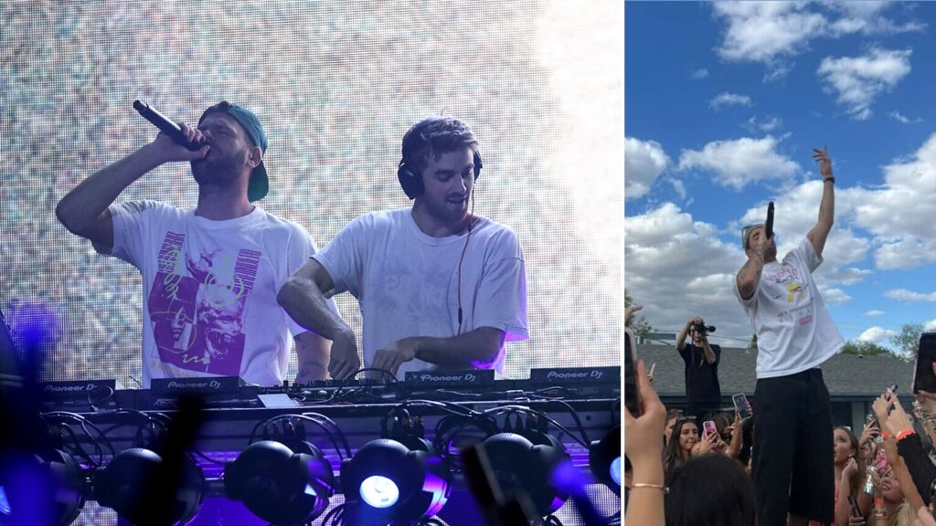 Chainsmokers’ Alex Pall, Drew Taggart crash Arizona fraternity party Chainsmokers’ Alex Pall, Drew Taggart crash Arizona fraternity party