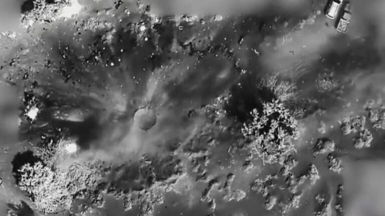 Trump shows video of strike on Houthis