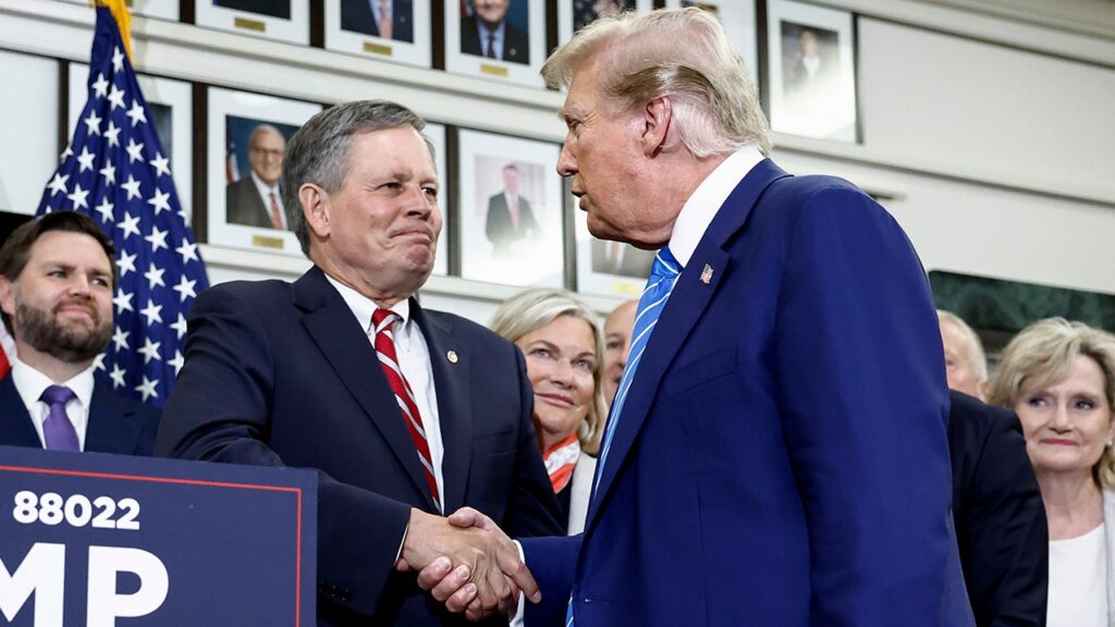 President Donald Trump endorses Republican Sen. Steve Daines of Montana President Donald Trump endorses Republican Sen. Steve Daines of Montana