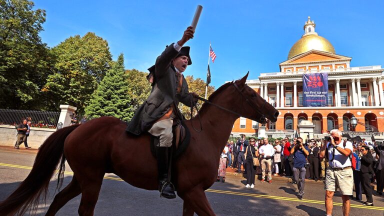 White House, Boston commemorates 250th anniversary of Paul Revere’s ride