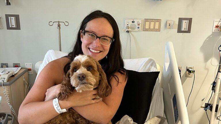 Dog alerts owner to breast cancer, becomes vital support during treatment