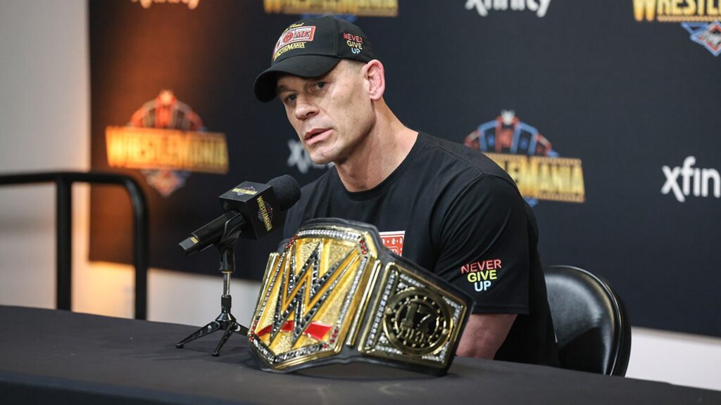 John Cena avoids WrestleMania 41 questions after historic win