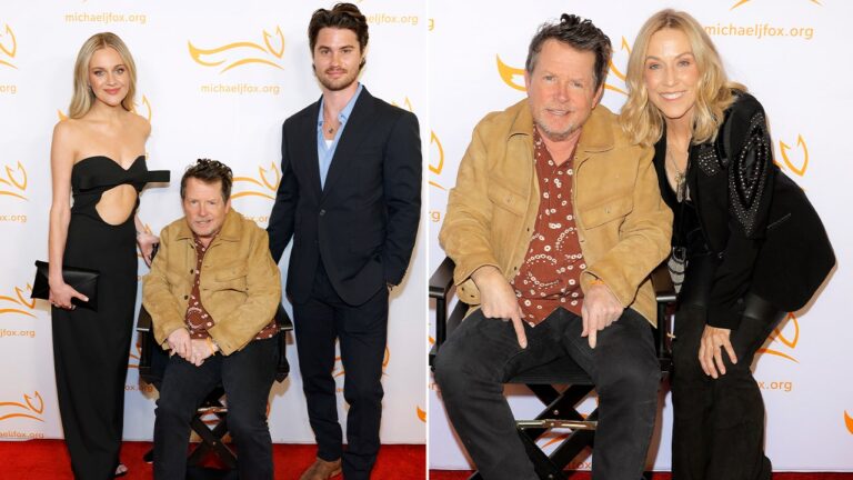 Michael J. Fox hosted a fundraising event to find a cure for Parkinson’s