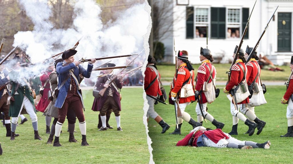 250th American Revolution anniversary begs question: Who fired the first shot? 250th American Revolution anniversary begs question: Who fired the first shot?