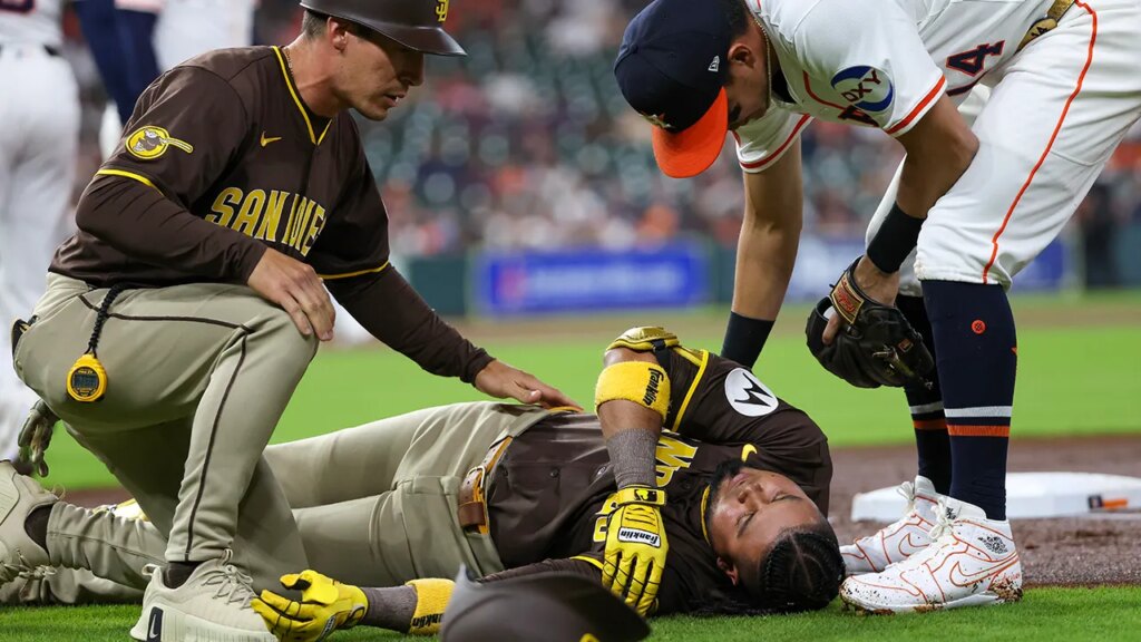 MLB news: Padres’ Luis Arraez stretchered off field vs Astros MLB news: Padres’ Luis Arraez stretchered off field vs Astros