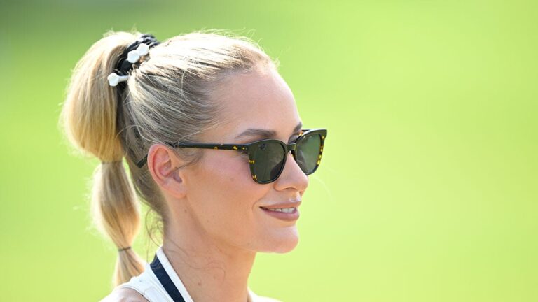 Paige Spiranac’s T-shirt goes viral amid spat with social media follower