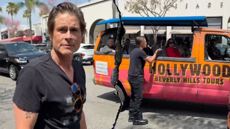 Rob Lowe takes cheeky jab at Hollywood tour guide after celebrity mix-up