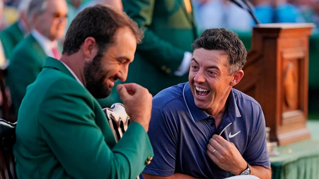 2024 Masters winner Scottie Scheffler dishes on Rory McIlroy jacket exchange 2024 Masters winner Scottie Scheffler dishes on Rory McIlroy jacket exchange