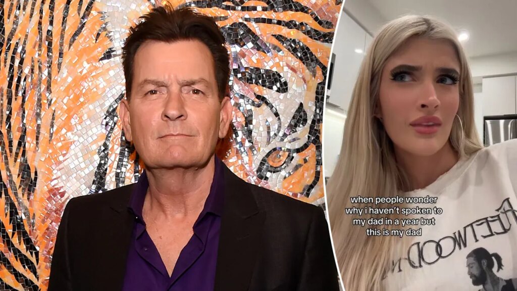 Charlie Sheen’s daughter says they haven’t spoken in a year Charlie Sheen’s daughter says they haven’t spoken in a year