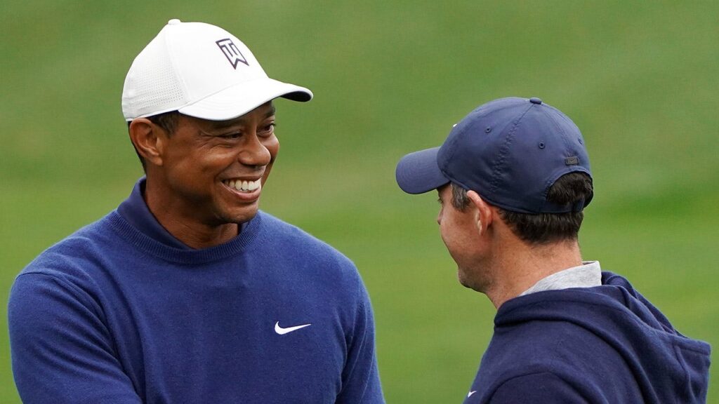 Tiger Woods congratulates Rory McIlroy for Masters win Tiger Woods congratulates Rory McIlroy for Masters win