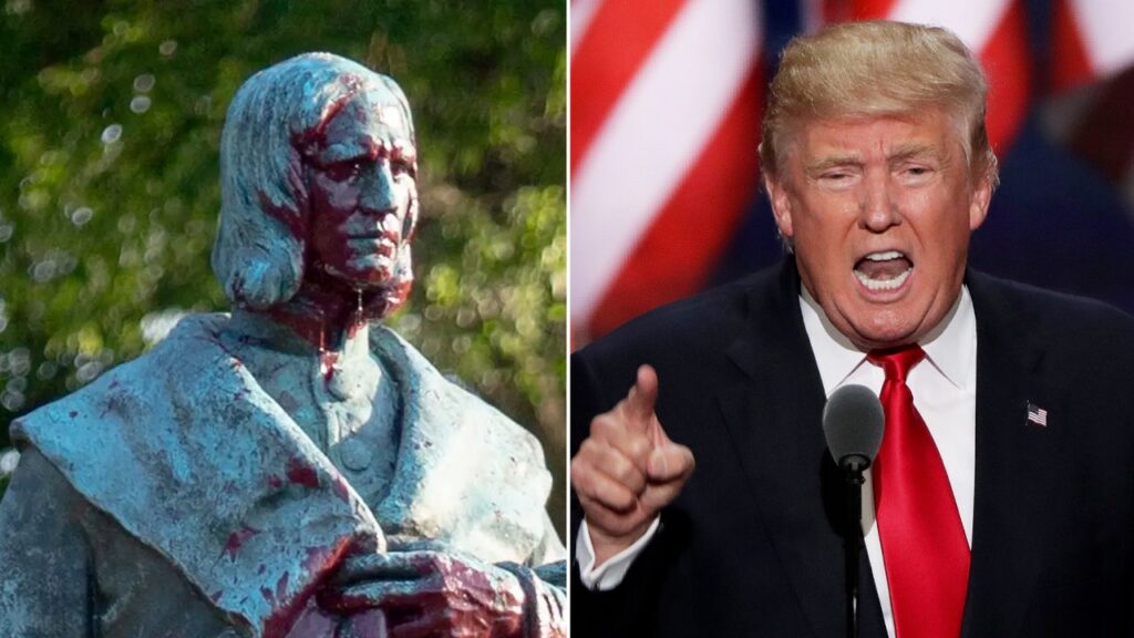 Trump vows to bring Columbus Day back ‘from the ashes’ Trump vows to bring Columbus Day back ‘from the ashes’