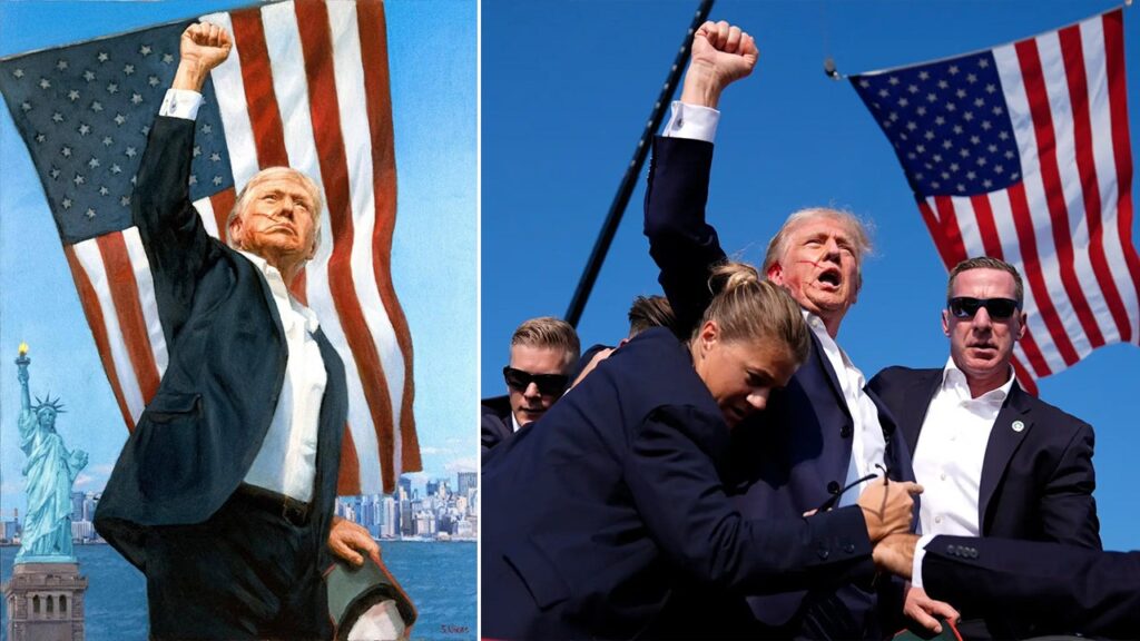 Russian artist reveals mystery painting Putin gifted Trump Russian artist reveals mystery painting Putin gifted Trump