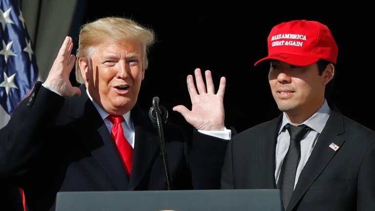 Trump to celebrate with Dodgers, Eagles and Ohio State football this month