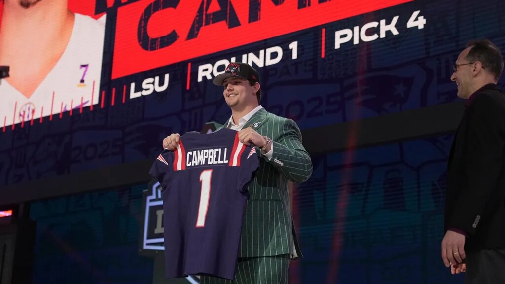 NFL Draft results: Patriots first-round pick’s emotional reaction goes viral NFL Draft results: Patriots first-round pick’s emotional reaction goes viral