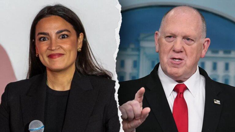 AOC dares border czar Homan to ‘come for me’ after DOJ referral threat
