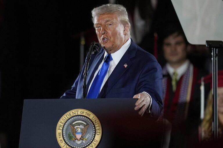 Trump claps back at courts for ‘interfering’ with job at University of Alabama address