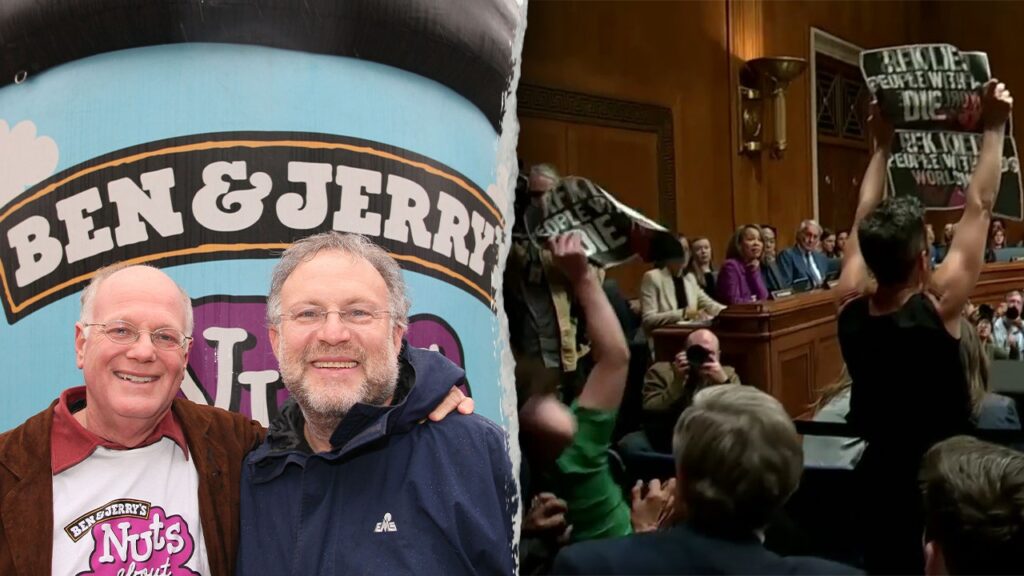 Progressive ice cream magnate arrested while protesting at RFK Jr Senate hearing