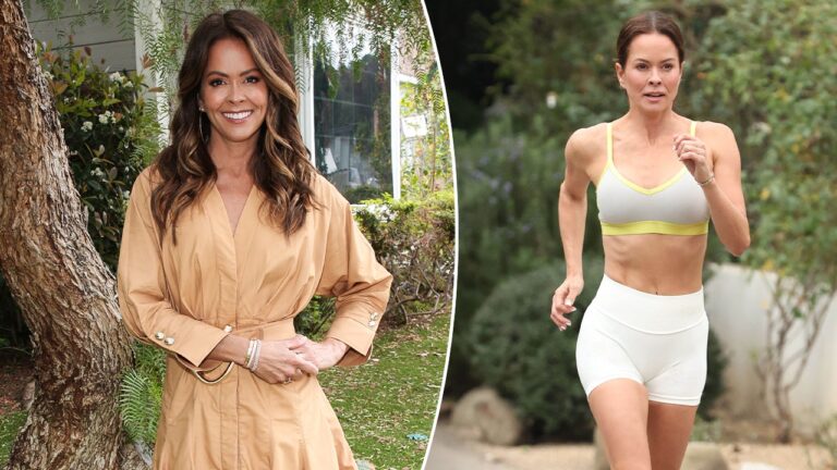 Fitness guru Brooke Burke’s morning routine includes belly patches, cold plunge