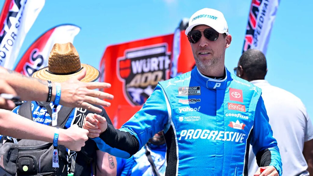 Denny Hamlin’s engine blows up, car catches fire in scary incident Denny Hamlin’s engine blows up, car catches fire in scary incident