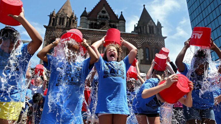 ALS Ice Bucket Challenge returns to support mental health awareness