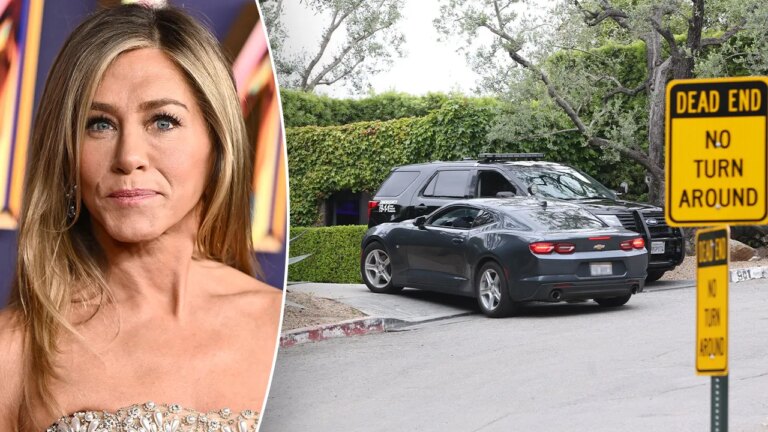 ‘Friends’ star Jennifer Aniston’s gate at LA home gets rammed, suspect arrested