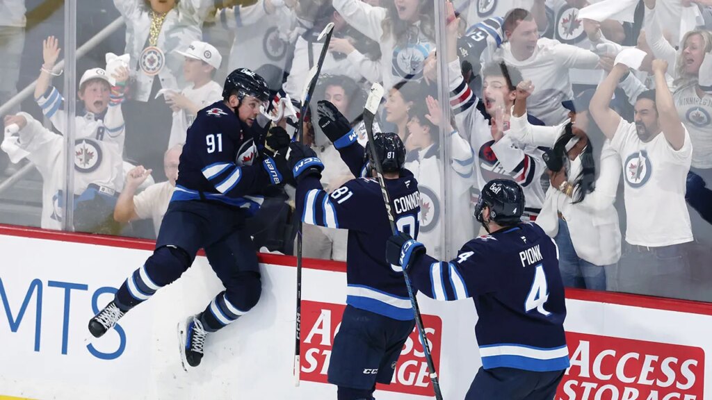 Jets beat Blues Cole Perfetti’s heroics Jets beat Blues Cole Perfetti’s heroics