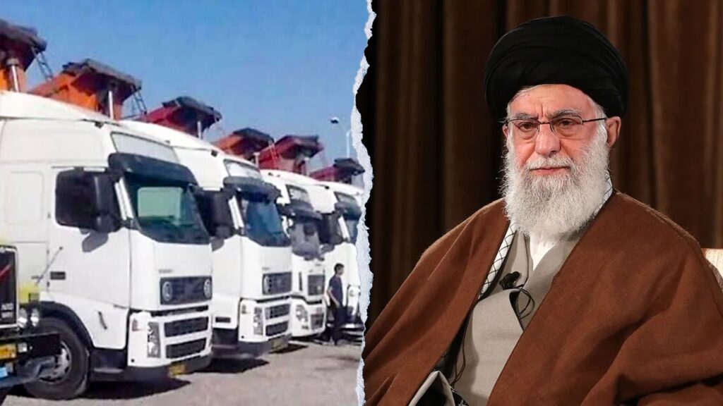 Iranian truck drivers demand better conditions as strike threatens regime stability