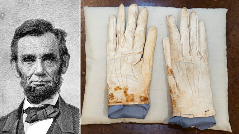 Abraham Lincoln’s gloves from Ford’s Theatre fetch highest bid at presidential auction