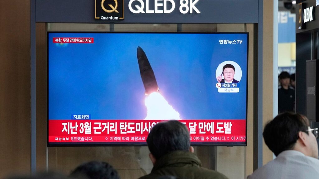 North Korea launches short-range ballistic missiles in ‘clear act of provocation’