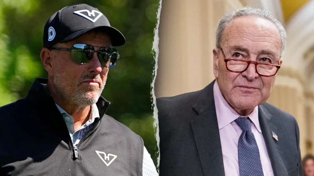 Phil Mickelson calls out Chuck Schumer over SAVE Act criticisms Phil Mickelson calls out Chuck Schumer over SAVE Act criticisms