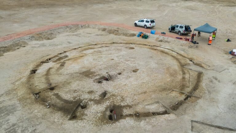 Rare chariot wheel found by archeologists beneath golf course site in Scotland