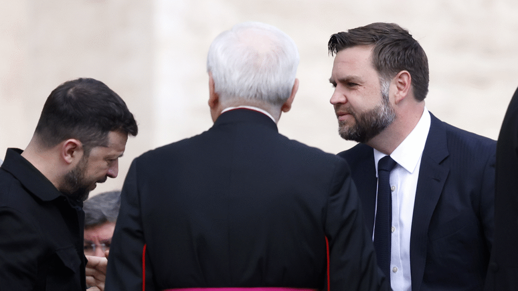 Zelenskyy meets with Rubio, Vance in Rome