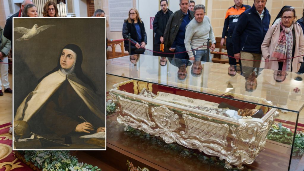 16th-century saint St. Teresa of Avila goes on display hundreds of years after her death