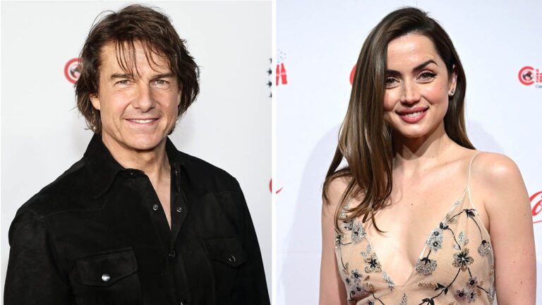 Tom Cruise, Ana de Armas step out in London park on actress’s birthday