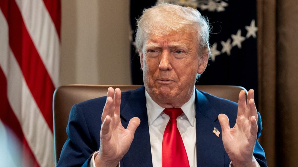 Trump takes on Hollywood, Alcatraz, calls AI pope image a joke