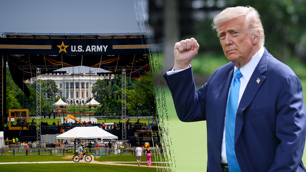 Trump’s military parade for Army’s 250th anniversary faces protests, storms