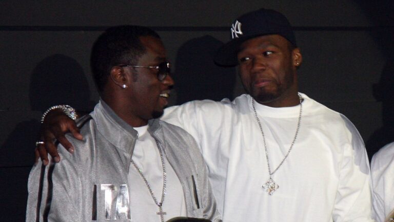 50 Cent weighs in after Trump is asked about pardon for Diddy, rapper’s rival