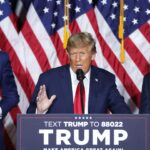 Trump’s golden escalator moment marks decade since first presidential campaign launch