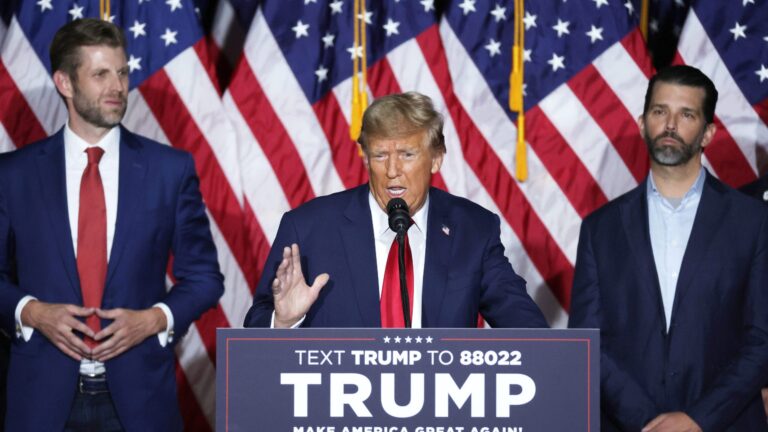 Trump’s golden escalator moment marks decade since first presidential campaign launch