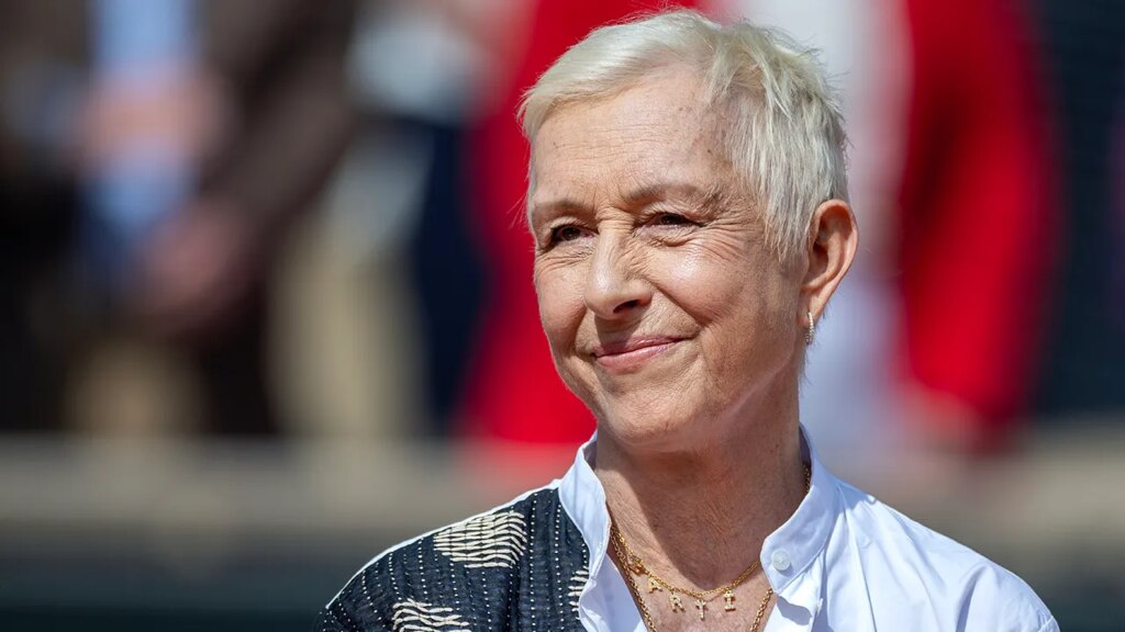 Riley Gaines-Simone Biles feud draws reaction from Martina Navratilova