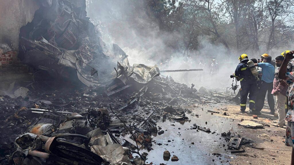 Air India plane crashes after takeoff in Ahmedadbad with 244 onboard