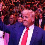 Trump receives thunderous welcome at UFC 316 as Musk feud continues