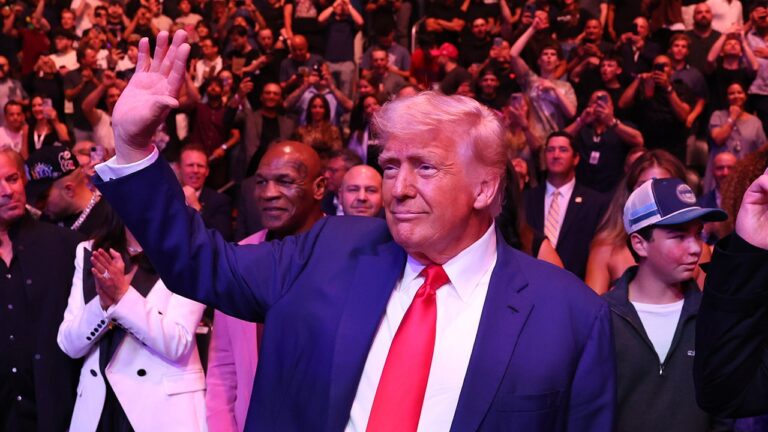 Trump receives thunderous welcome at UFC 316 as Musk feud continues