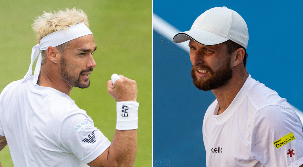 Fognini calls Moutet ‘little pig’ during tense handshake at Stuttgart Open