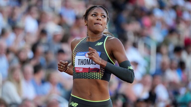 Olympic gold medalist Gabby Thomas slams heckler after encounter at track event
