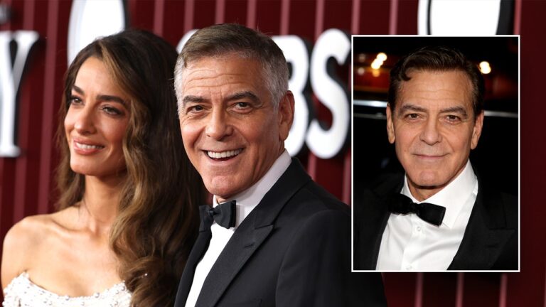 George Clooney returns to silver fox look for 2025 Tony Awards ceremony