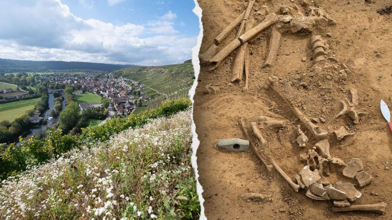 Mysterious grave of woman and girl from 400 B.C. discovered in idyllic German town